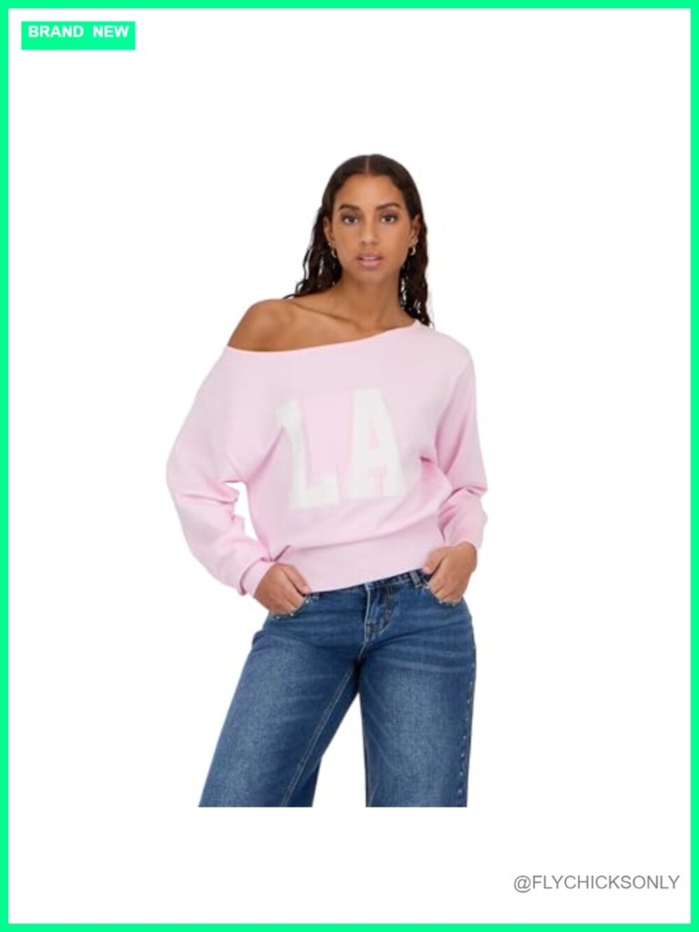 Off Shoulder Slouchy Sweater with High Rib Start Cable Knit